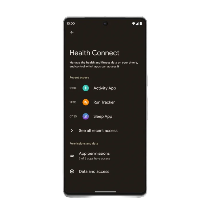 Health connect gives you a simple way to connect data from compatible health and fitness apps.