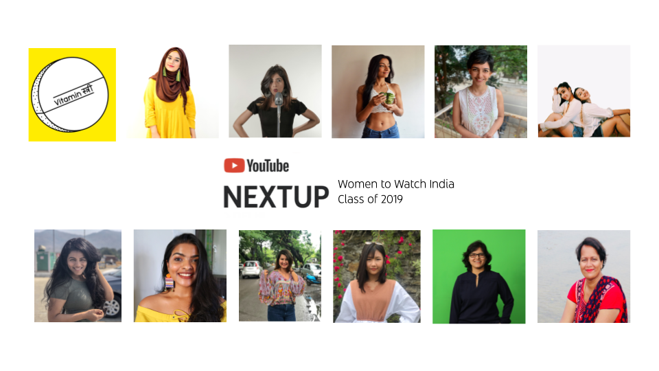 Winners of YouTube NextUp Women to Watch 2019