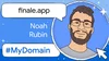 Illustration of Noah Rubin, a software engineer at Google. He has dark brown hair, glasses, and facial hair and is wearing a grey t-shirt.