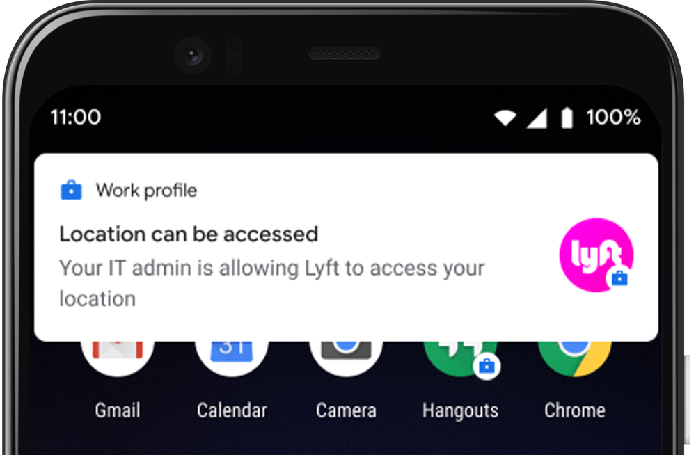 Location access notification