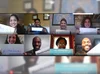 Screenshot of people participating in an online #IamRemarkable workshop at GSK