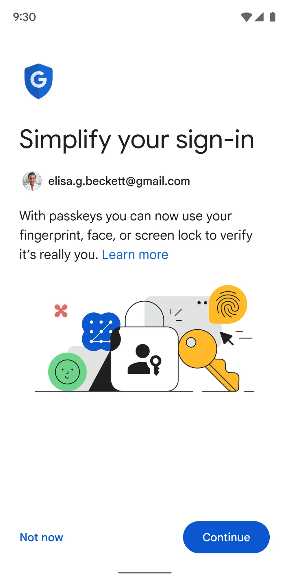 Google Passkey