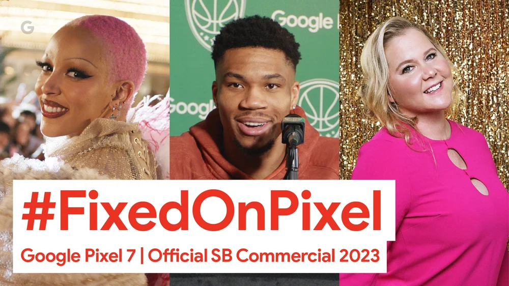 Don't miss our new Fixed on Pixel Super Bowl commercial