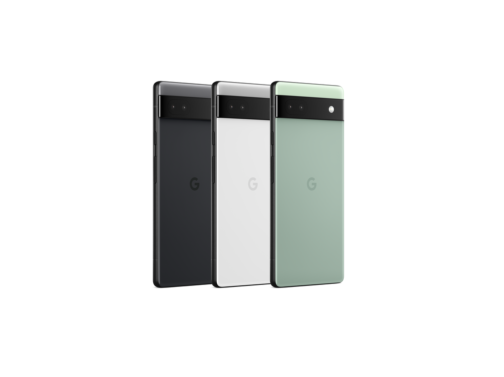 Pixel 6a is available in Chalk, Charcoal and Sage