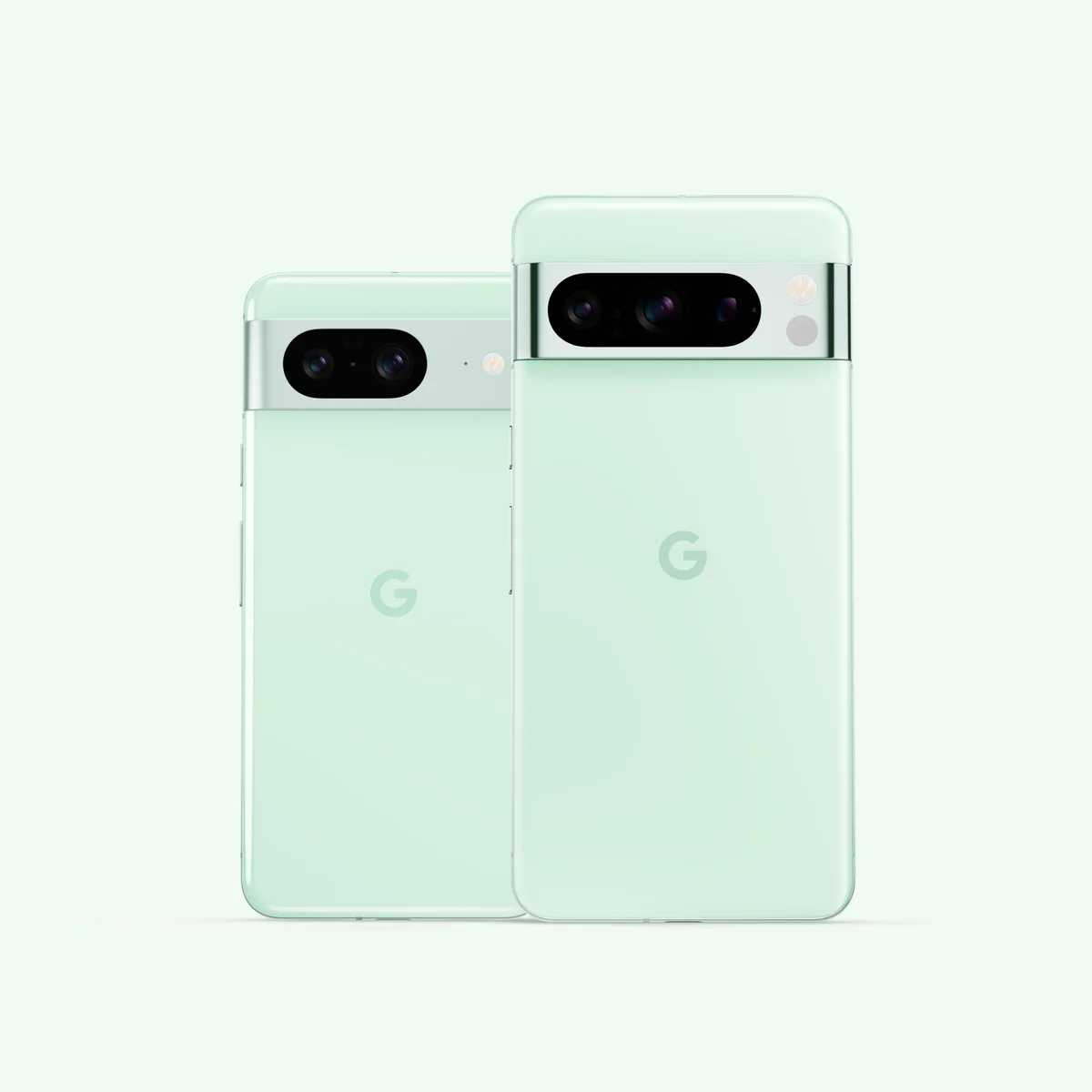 Pixel 8 und Pixel 8 Pro in Mint