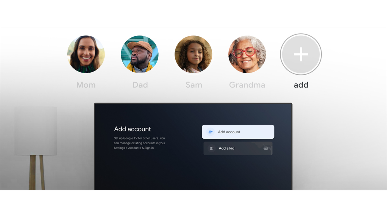 Make Google TV more you with personalized profiles