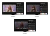 Illustration of YouTube TV living room experiences showing player, comments, and description