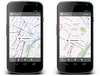 Public transit on Google Maps