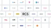 Collage image of companies supporting RCS.