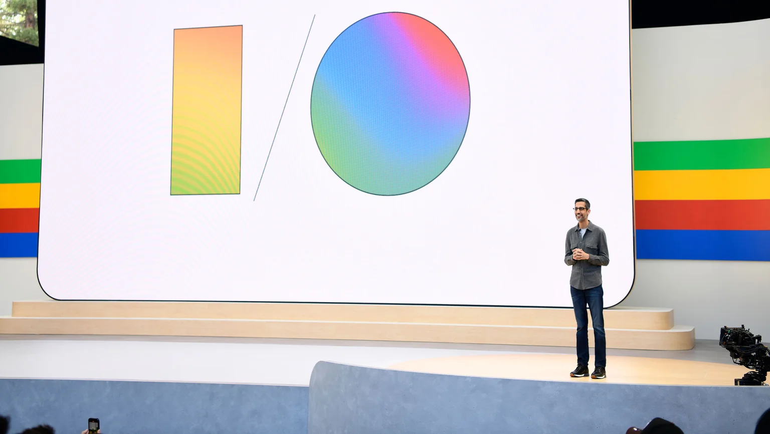 Sundar Pichai bei der I/O 2024