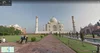 Le Taj Mahal vu avec Street View