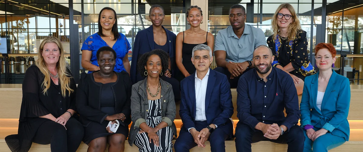 Recipients of the Black Founders Fund with the Mayor of London