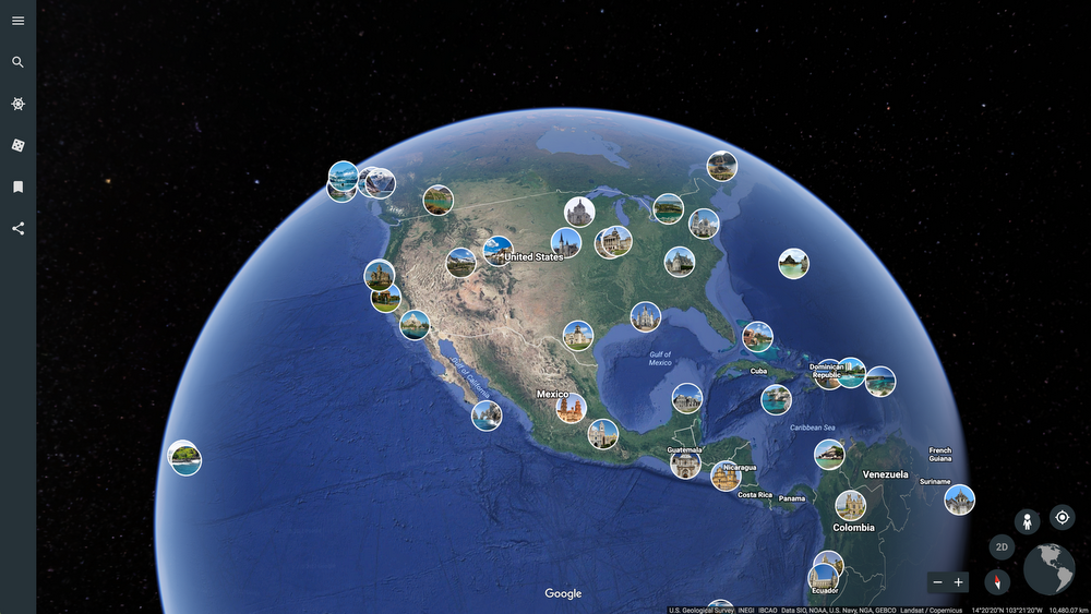 View the world through someone else's lens in Google Earth