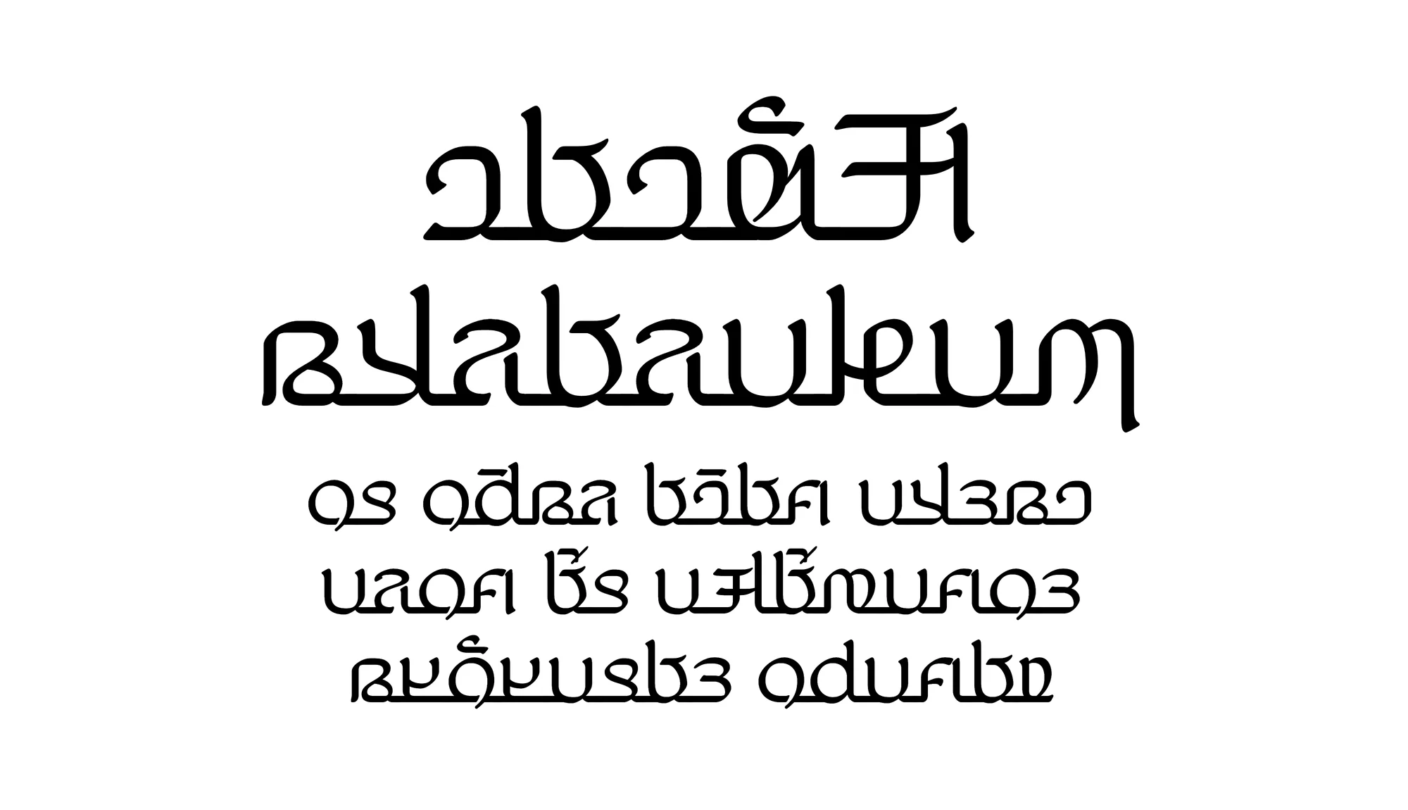 This text is in Noto Sans Adlam. Adlam is one of the scripts used in the Sahel and West Africa.