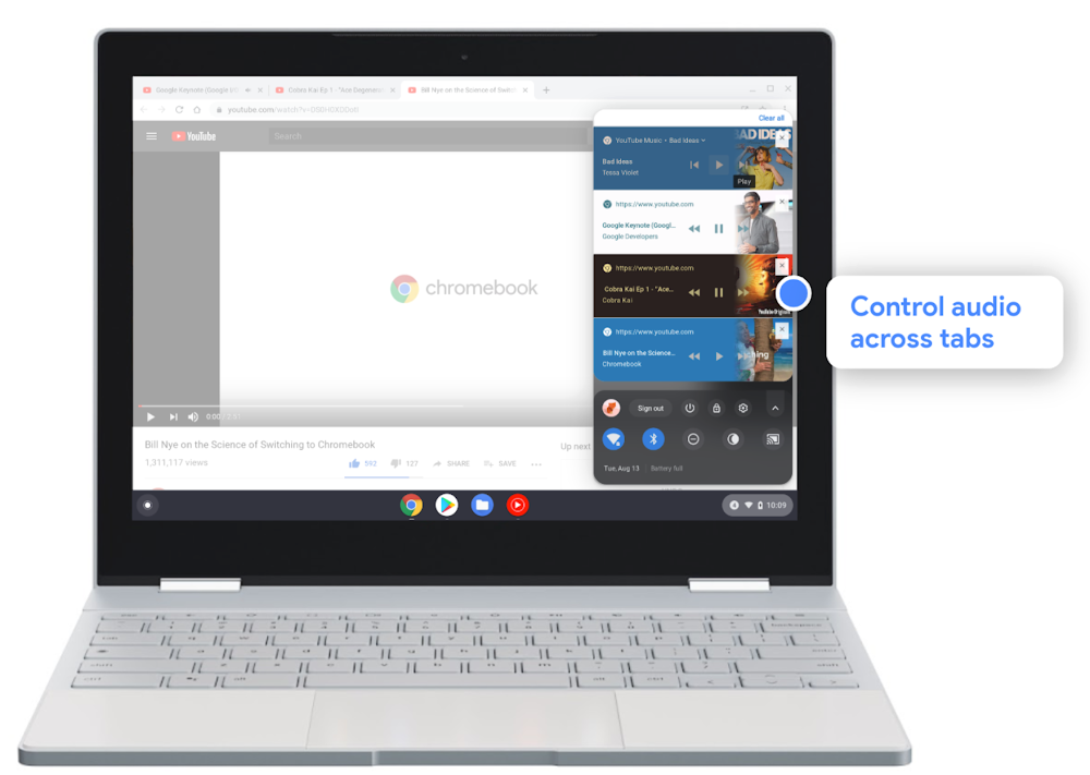 What S New In Chrome Os Better Audio Camera And Notifications