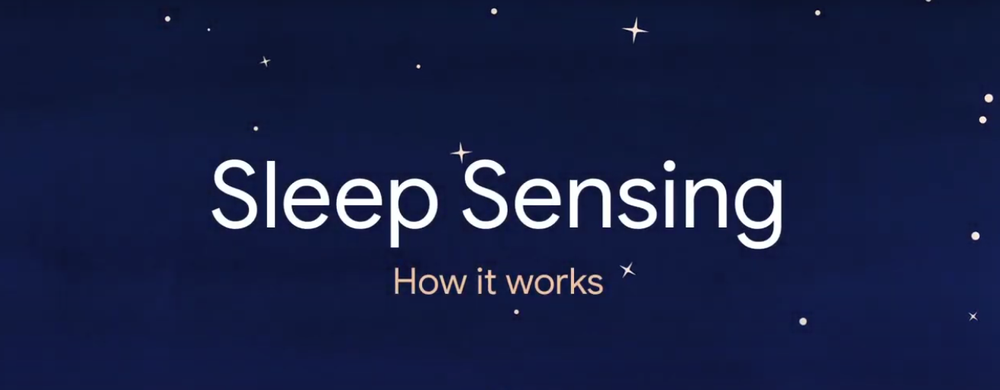 YouTube video about Sleep Sensing and Soli technology.