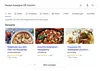 Ein Screenshot zeigt die Suche nach einem Rezept mit Aubergine oder Zucchini unter Benutzung des "OR" in der Suche