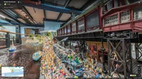 Aufnahme aus dem Miniatur Wunderland auf dem Figürchen des Wunderlands an einer Parade teilnehmen