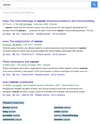 A Google Scholar search results page for “cancer.” After four search results, there is a section of Related searches, including breast cancer, lung cancer, prostate cancer, colorectal cancer, cervical cancer, colon cancer, cancer chemotherapy and ovarian cancer.
