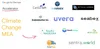 The logos of 11 selected Startups against a white background