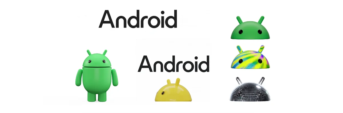 Android の新しいロゴの画像。