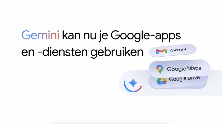 Gemini kan nu je Google-apps en -diensten gebruiken