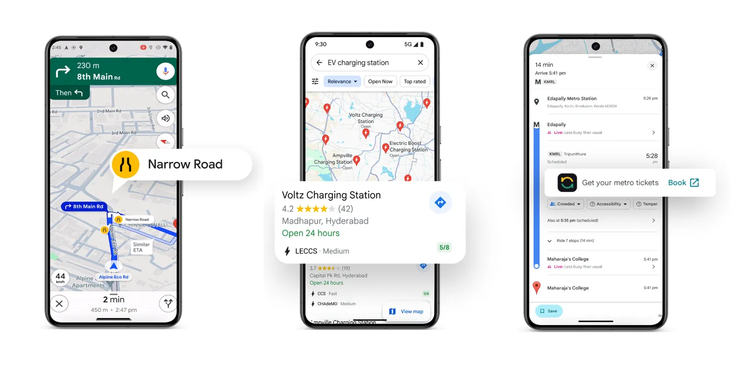 Google Maps navigation