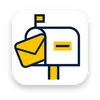 The Slowly logo with a mailbox with a letter in it.