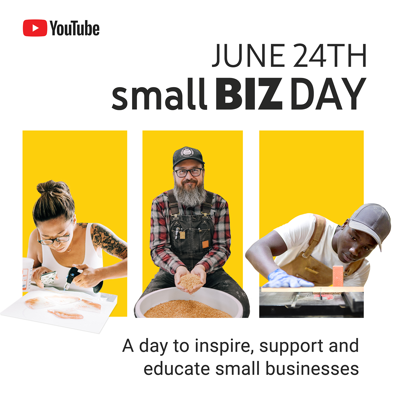 First-ever YouTube Small Biz Day on June 24