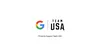 Google's 'Big G' logo next to black Team USA logo