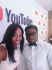 Addy and Taiwo picture at a YouTube Creator event in 2019