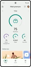 Der Tagesform-Index in der neu gestalteten Fitbit-App.