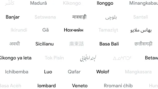 110 new languages are coming to Google Translate