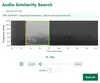 A screenshot of the A2O tool running audio of a kookaburra