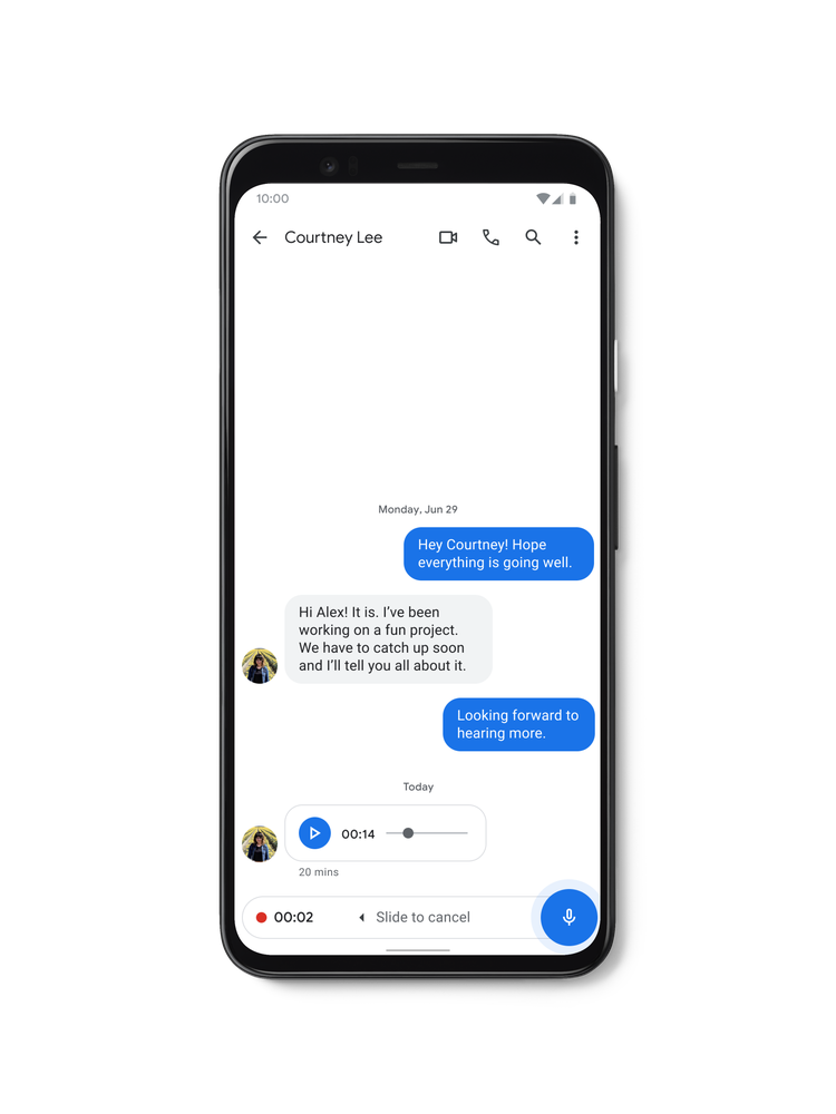 Los mensajes de Google se preparan para luchar con WhatsApp