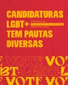Banner: CANDIDATURAS LGBT+ TEM PAUTAS DIVERSAS
