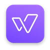 The Wisdo logo with a purple background and "w" in the center.