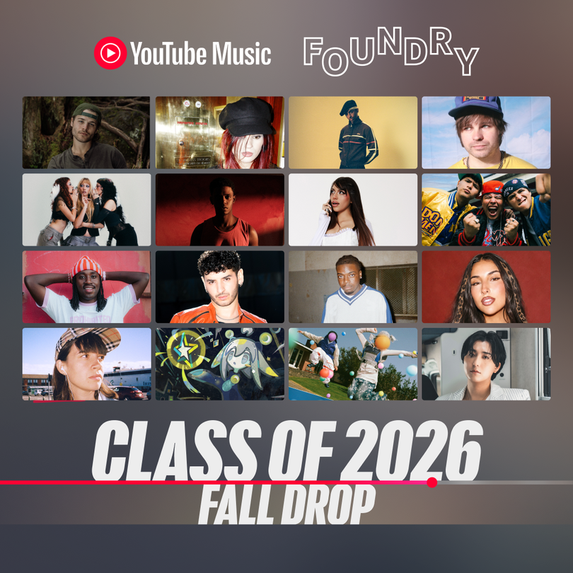 YouTube Music、世界注目の新人16組を発表!将来有望な才能を育成