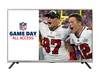 Right Side: Two football players cheering. Left side: NFL logo and text that says "Game Day All Access"