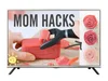 Image of a bar of soap being shaped into a rose. Text says "Mom Hacks"
