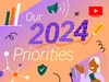 YouTube 2024 Priorities illustration