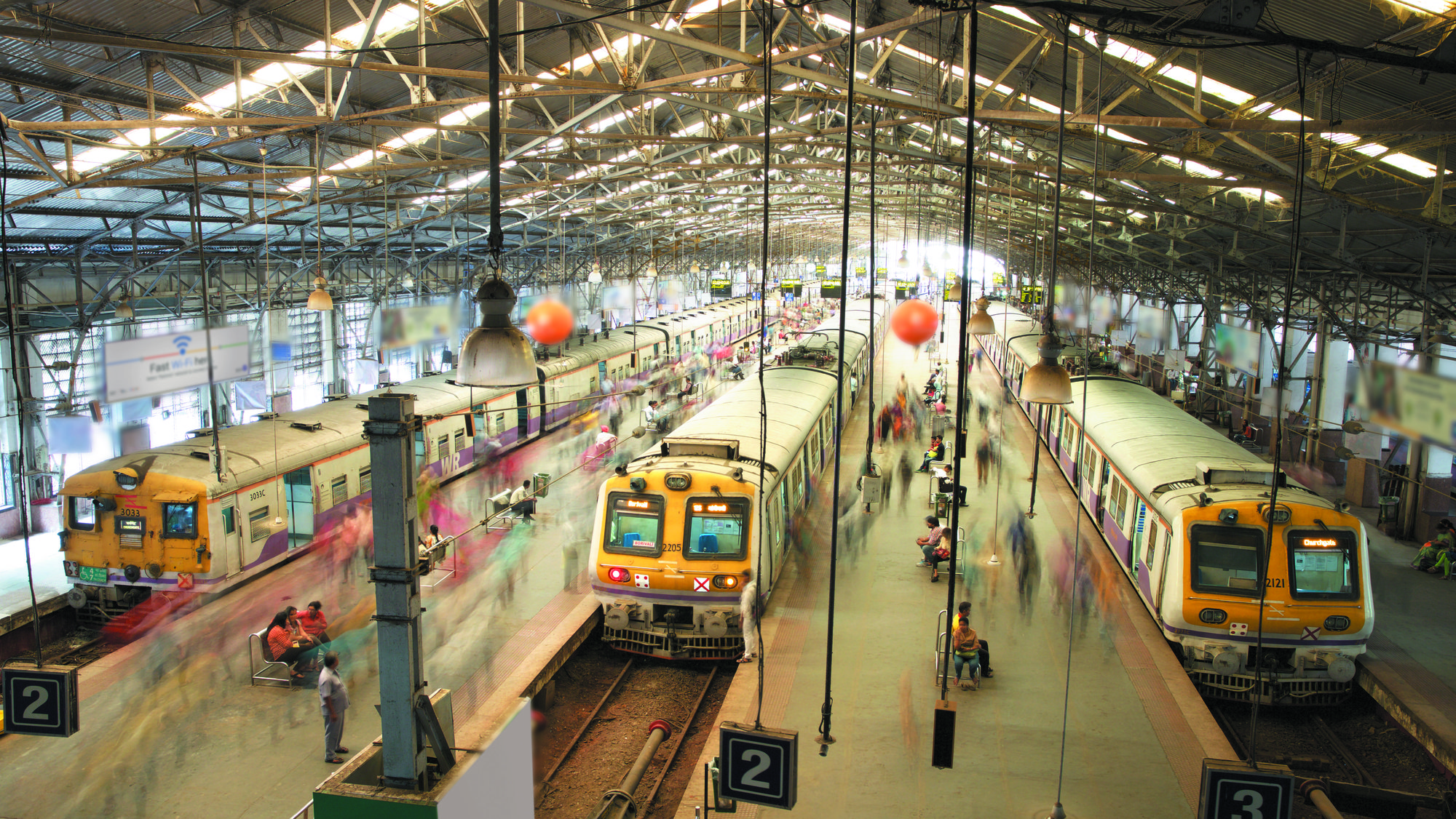 Churchgate station in Mumbai