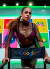 Samanttha no evento de celebração do Mês do Orgulho no escritório do Google em Sao Paulo