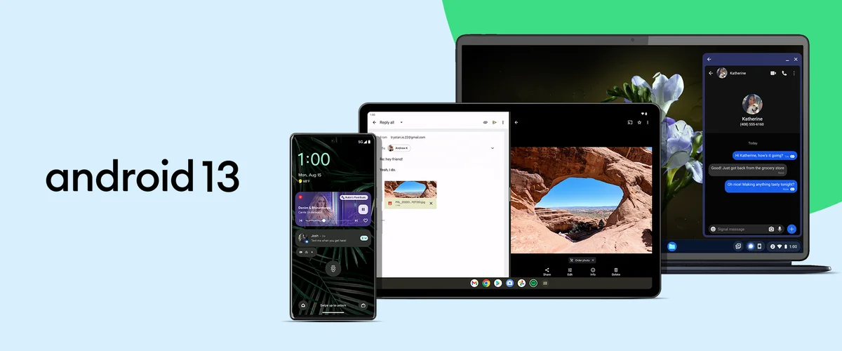 Android 13 を本日より公開
