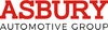 Asbury Automotive logo shows “Asbury” in large red letters above “Automotive Group” in black letters.