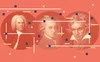 Portraits of three male composers