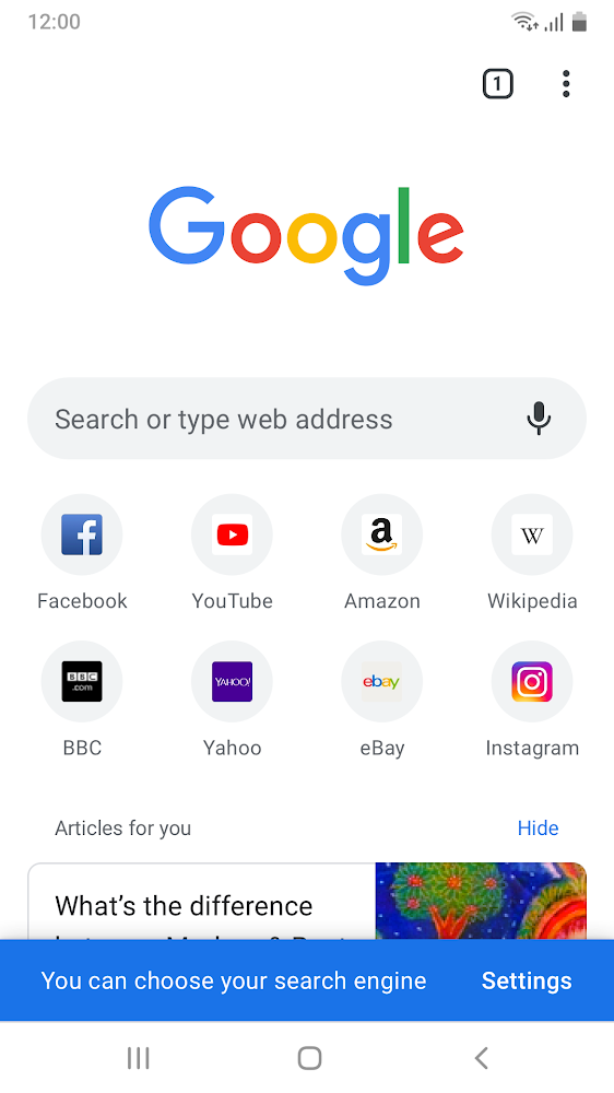 google image search android