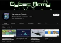 image of a CyberArmyofRussia YouTube channel