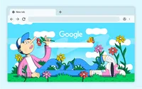 Image of Chrome theme designed by artist DIRTYPOTE