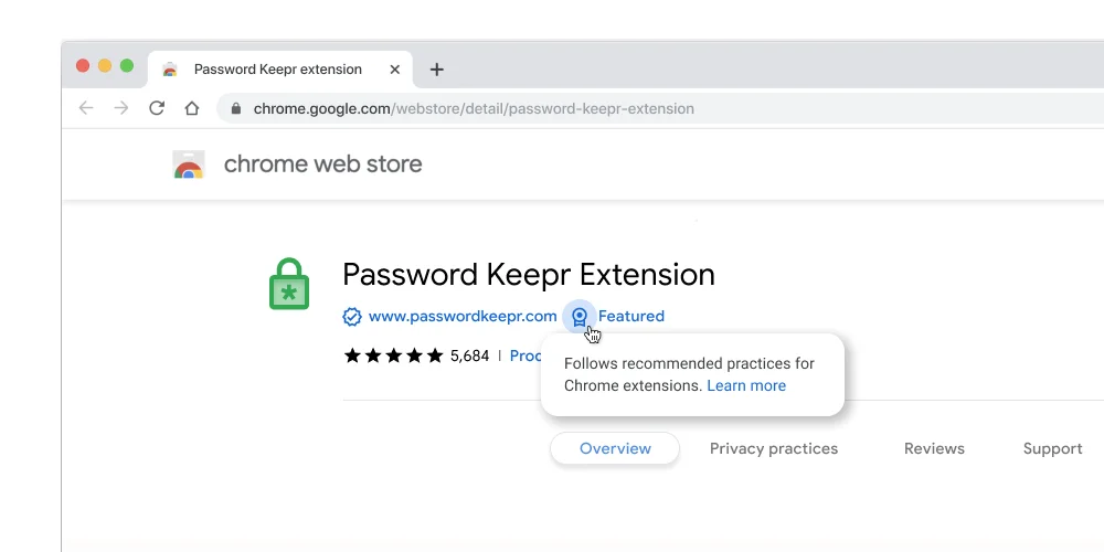 Find great extensions with new Chrome Web Store badges